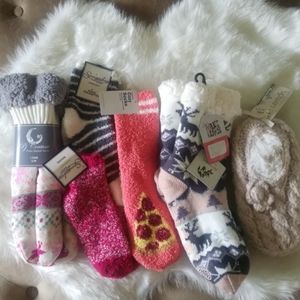 Nwt fuzzy sock bundle
